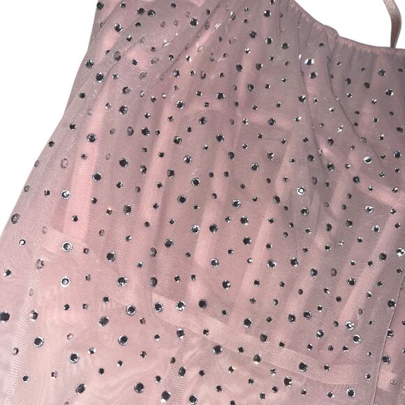 Victoria's Secret Sugar Coated Rhinestone Wicked Corset Teddy Size Small - Picture 4 of 6